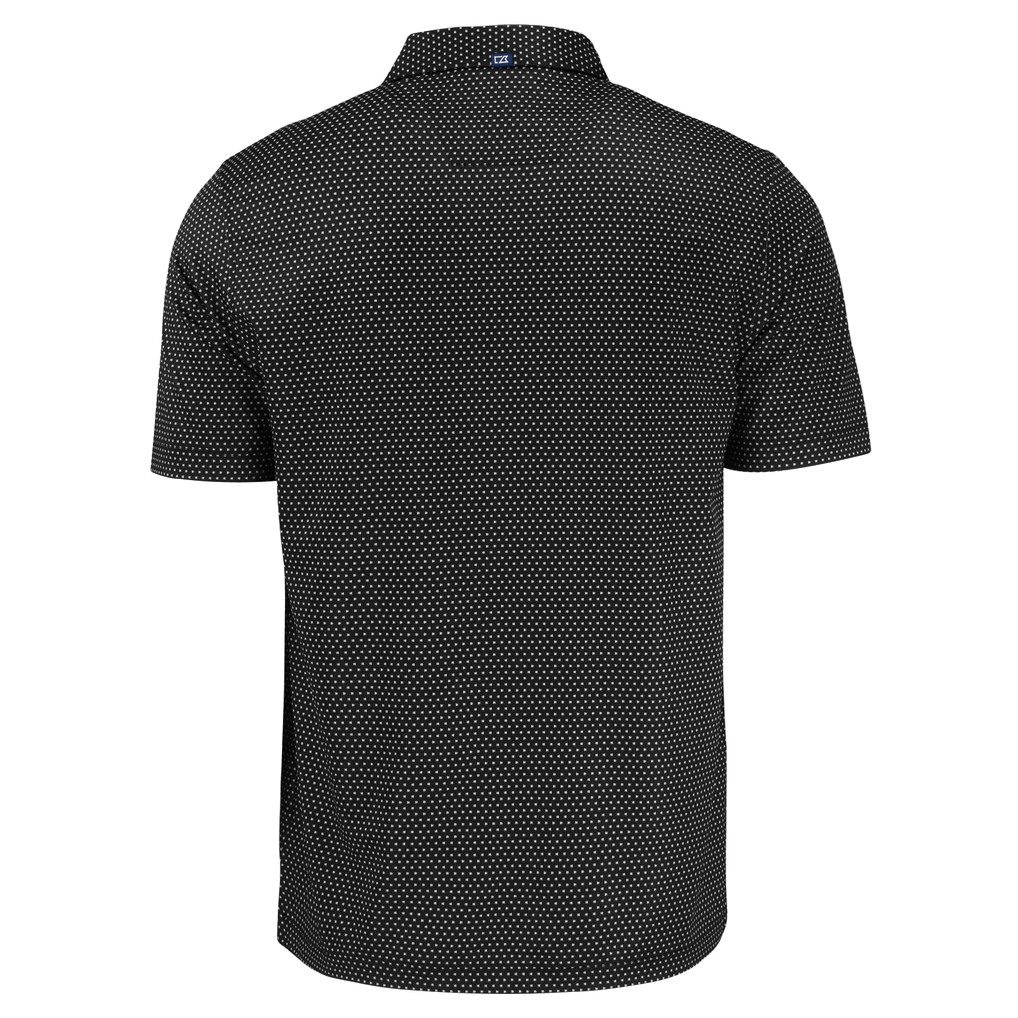  FC Cincinnati Cutter & Buck Pike Eco Shadow Check Print Recycled Polo - Black
